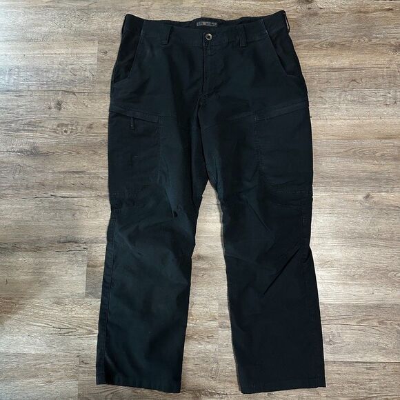 5.11  Tactical Mens 38 x 30 Apex Pants Black Cargo - Picture 1 of 3